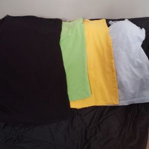 Assorted spaghetti strap tanks